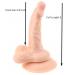 6.1 Inch Strong Suction With Balls Dildo