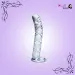 Transparent Glass Crystal Dildo Penis