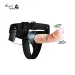 Vibrating Adjustable Hollow Strap-On Harness Flesh Dildo