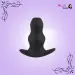 Small Soft Silicone Hollow Enema Butt Plug Prostate Massager